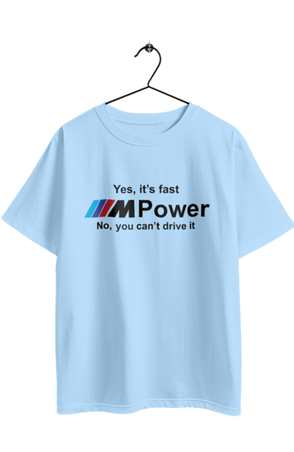 Oversized t-shirt with prints M power black BMW. Bmw, m series. 2070702