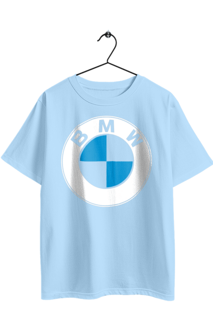 Футболка оверсайз з принтом "Bmw Logo". Бмв, машини. 2070702