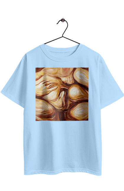 Футболка оверсайз з принтом "Груповий секс". Груповий, картина, секс. 2070702