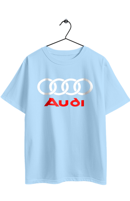 Oversized t-shirt with prints Audi Logotype. Audi, cars. 2070702