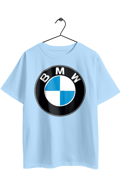 Футболка оверсайз з принтом "Bmw Logo". Бмв, машини. 2070702