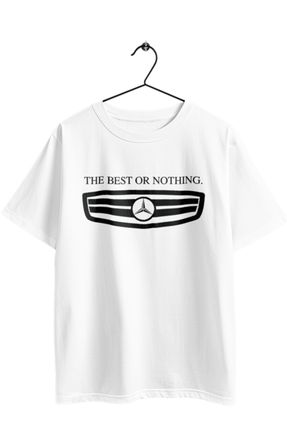 Футболка оверсайз з принтом "The best or nothing". Mercedes, машини, мерседес. 2070702