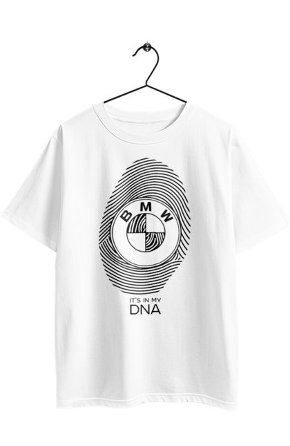 Футболка оверсайз з принтом "БМВ Відбиток". Бмв, відбиток, машини. 2070702