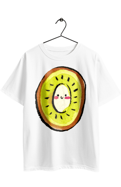 Футболка оверсайз з принтом "Любий киви". Киви, любий. 2070702