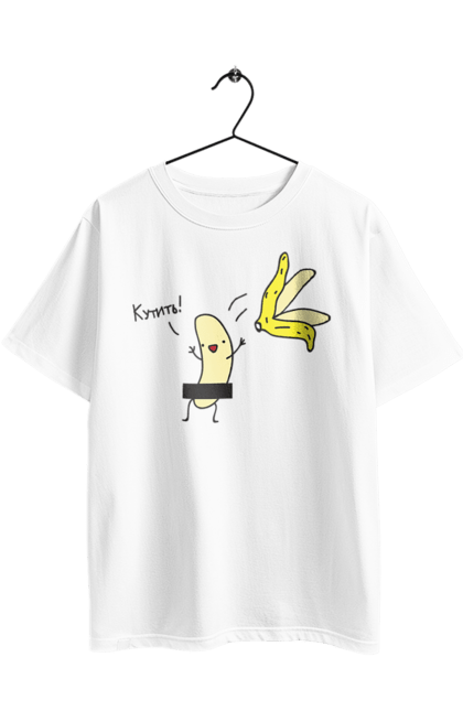 Футболка оверсайз з принтом "Кутить". Банан, гумор, кутить, на вечірку. 2070702