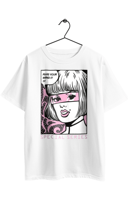 Oversized t-shirt with prints Pop Art. Popart. 2070702