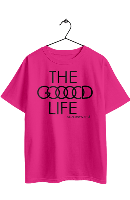 Oversized t-shirt with prints Audi. Good life. Audi, cars. 2070702