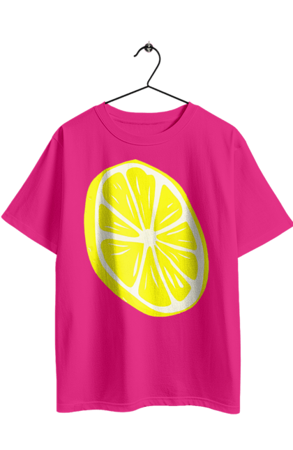 Oversized t-shirt with prints Lemon. Big, bright, lemon. 2070702