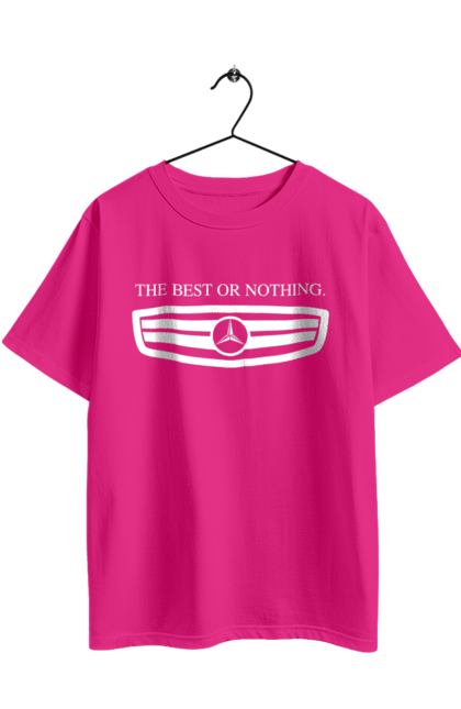 Футболка оверсайз з принтом "The best or nothing". Mercedes, машини, мерседес. 2070702