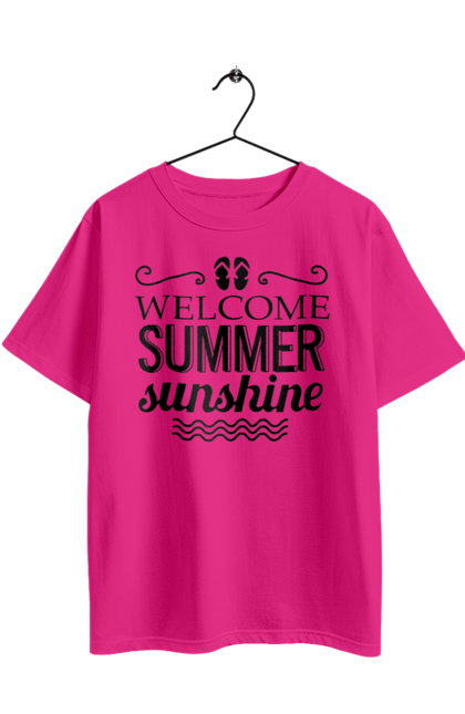 Oversized t-shirt with prints Hi is summer events. Flip flops, summer. 2070702
