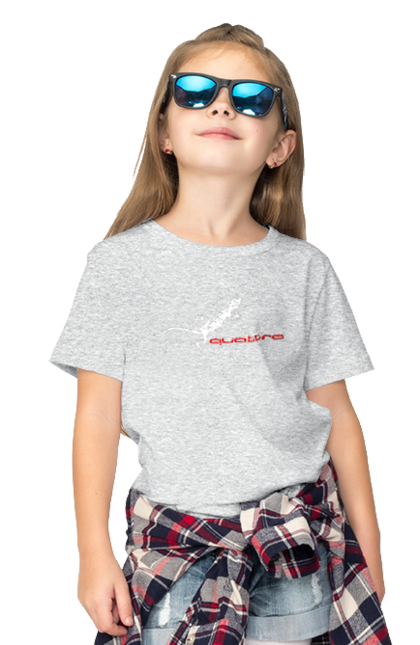 Children's t-shirt with prints Audi Quattro. Audi, cars. 2070702