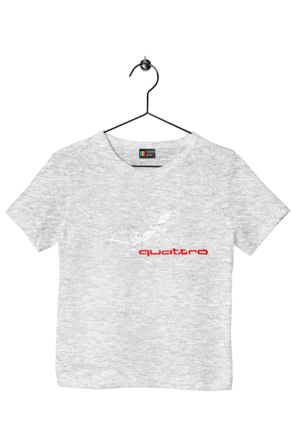 Children's t-shirt with prints Audi Quattro. Audi, cars. 2070702