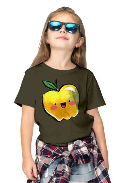 Миле жовте яблуко