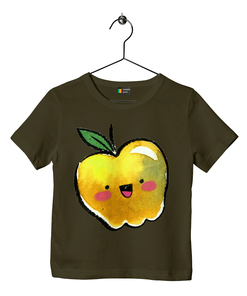 Миле жовте яблуко