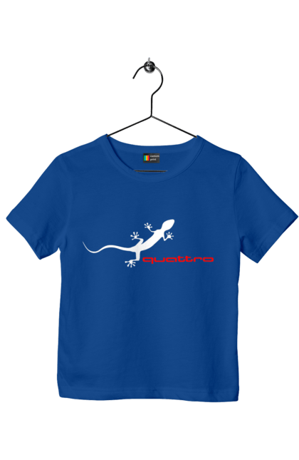 Футболка дитяча з принтом "Audi Quattro". Ауді, машини. 2070702