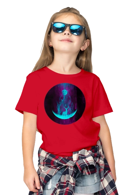 Олень Силует