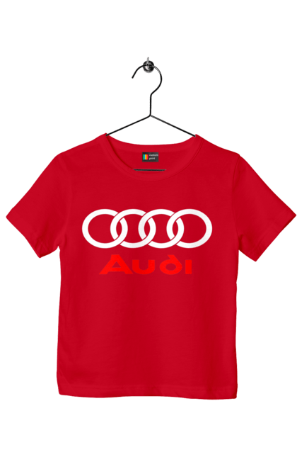 Children's t-shirt with prints Audi Logotype. Audi, cars. 2070702
