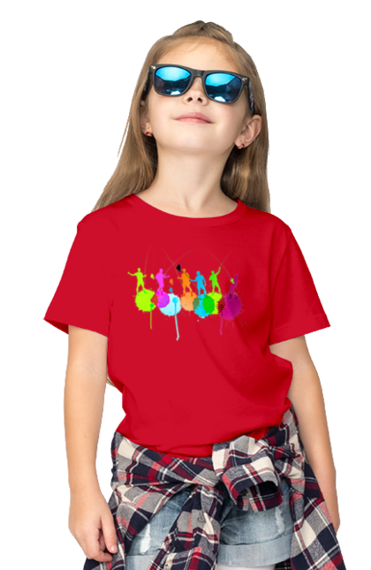 Футболка дитяча з принтом "Яскрава рибалка". Вудки, рибалка, рибалки. 2070702