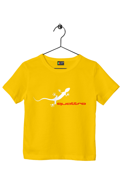 Children's t-shirt with prints Audi Quattro. Audi, cars. 2070702