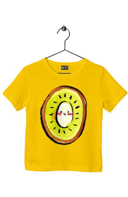Children's t-shirt with prints Expensive kyvy. Darling, kyvy, smiley. 2070702
