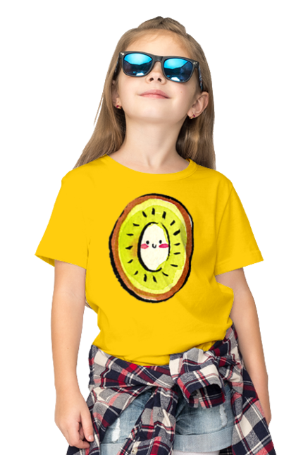 Children's t-shirt with prints Expensive kyvy. Darling, kyvy, smiley. 2070702